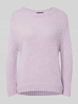 Oui Gebreide pullover met ronde hals