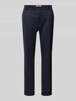 CG Club of Gents Modern fit pantalon met riemlussen model 'Conn'