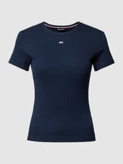 Tommy Jeans Slim fit T-shirt in riblook model 'ESSENTIAL'