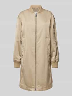 Marc O'Polo Comfort FIT lange blouson in vliegenierstijl in keperstof