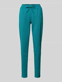 Ichi Skinny fit stoffen broek met elastische band model 'KATE'