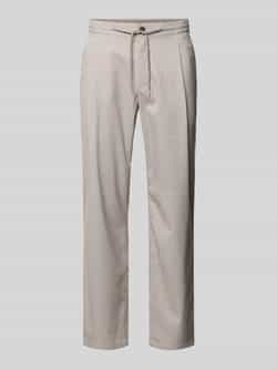 MCNEAL Regular fit stoffen broek met elastische band