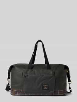Barbour Weekendtas van puur katoen met afneembare schouderband