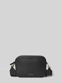 Coccinelle Handtas met labelapplicatie model 'TEBE'
