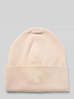 CK Calvin Klein Beanie van viscosemix met logostitching