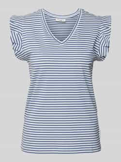 Marc O'Polo DENIM T-shirt met tijdloos streepjespatroon