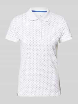 Christian Berg Woman Regular fit poloshirt met structuurmotief
