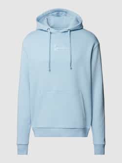Karl Kani Lichtblauwe hoodie met kangoeroezak Blue Heren