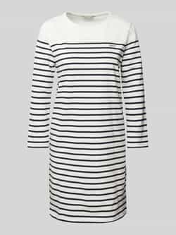 Gant Mini-jurk met labelstitching en ronde hals