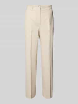 SEDUCTIVE Broek van linnenmix met persplooien model 'DOMINICA'