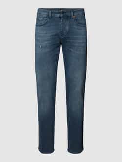 Boss Orange Tapered fit jeans in used-look model 'Taber'
