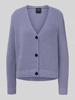 Marc Cain Regular fit gebreid jack met V-hals
