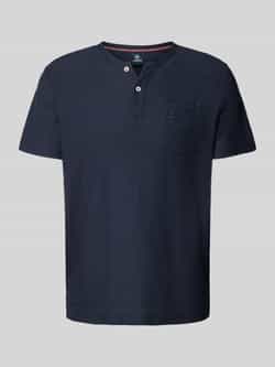 Lerros T-shirt met borstzak en labelstitching model 'SERAFINO'