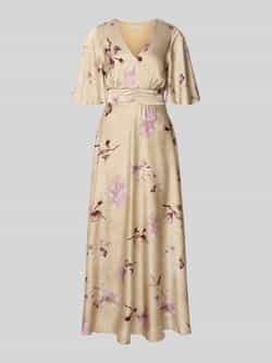 RINASCIMENTO Cocktailjurk in midilengte met all-over bloemenprint