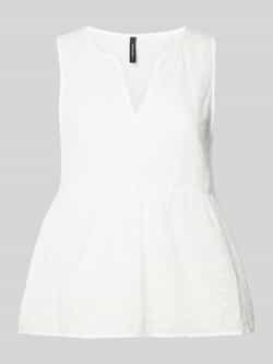 Vero Moda Blousetop van viscose met V-hals model 'KATTY'