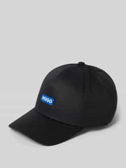 Hugo Blue Baseballpet met labelbadge model 'Alyce'