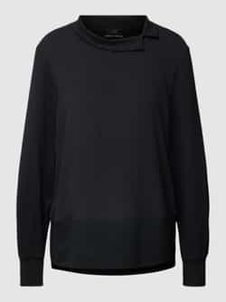 Marc Cain Shirt met lange mouwen in effen design