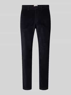 Jack & jones Slim fit stoffen broek in ribcordlook model 'Marco'