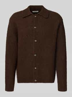 Selected Homme Regular fit gebreid jack van wolmix model 'LOYD'