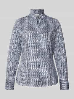 Eterna Slim fit overhemdblouse met opstaande kraag
