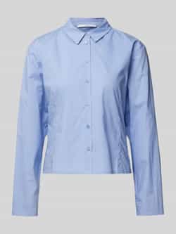 LANIUS Regular fit blouse met platte kraag