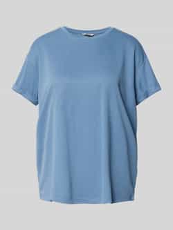 MbyM Blauwe Dawn Omgeslagen Mouw T-shirt Amana Blue Dames