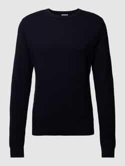 Jack & jones Gebreide pullover in fijn gestructureerd design model 'WILLIAM'