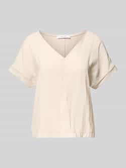 Opus T-shirt met V-hals model 'Solme'