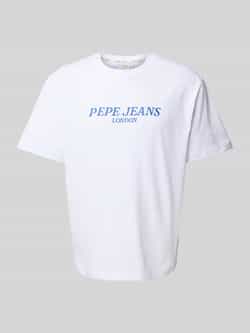 Pepe Jeans Regular fit T-shirt van puur katoen model 'TADEO'