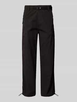 HUGO Regular fit stoffen broek met ritszakken model 'Gordon'