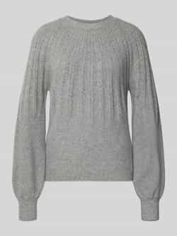 B.Young Gebreide pullover met ribboorden model 'Magge'