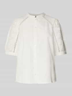 b.Young Regular fit blouse met broderie anglaise model 'FRANKIE'