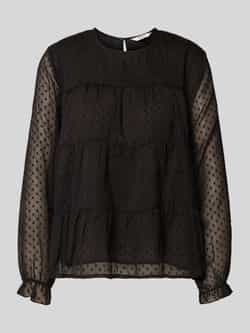 Only Relaxed fit blouse met lange mouwen en dobbystructuur model 'ELIZA LIFE'