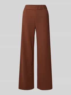 Zero Stoffen broek met achterzakken