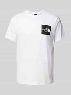 The North Face Witte Fijne Ronde Hals T-shirt White Heren