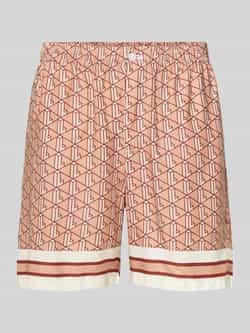 Lacoste Straight leg korte broek met elastische band