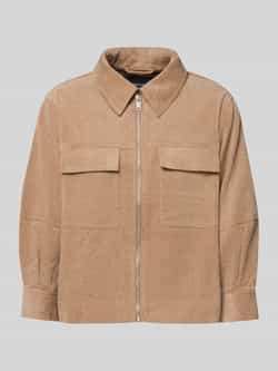 Opus Corduroy jack met borstzakken model 'Hamoni'