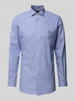 Polo Ralph Lauren Slim fit zakelijk overhemd met logostitching