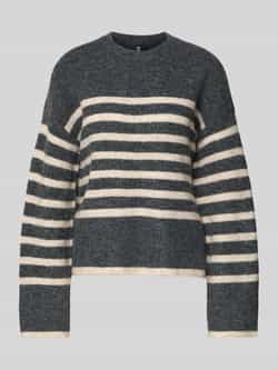 Pieces Relaxed fit ribgebreide pullover model 'LINE'