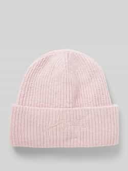 HUGO Beanie Socialy Hat met geborduurd logo