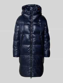 Blauer Usa Gewatteerde lange jas met tweewegsritssluiting model 'ARMORY'