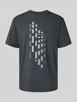 BOSS Green Regular fit T-shirt van katoenmix model 'GRX ZONE'