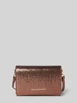 Valentino Bags Glanzende handtas met labelapplicatie model 'EMBER'
