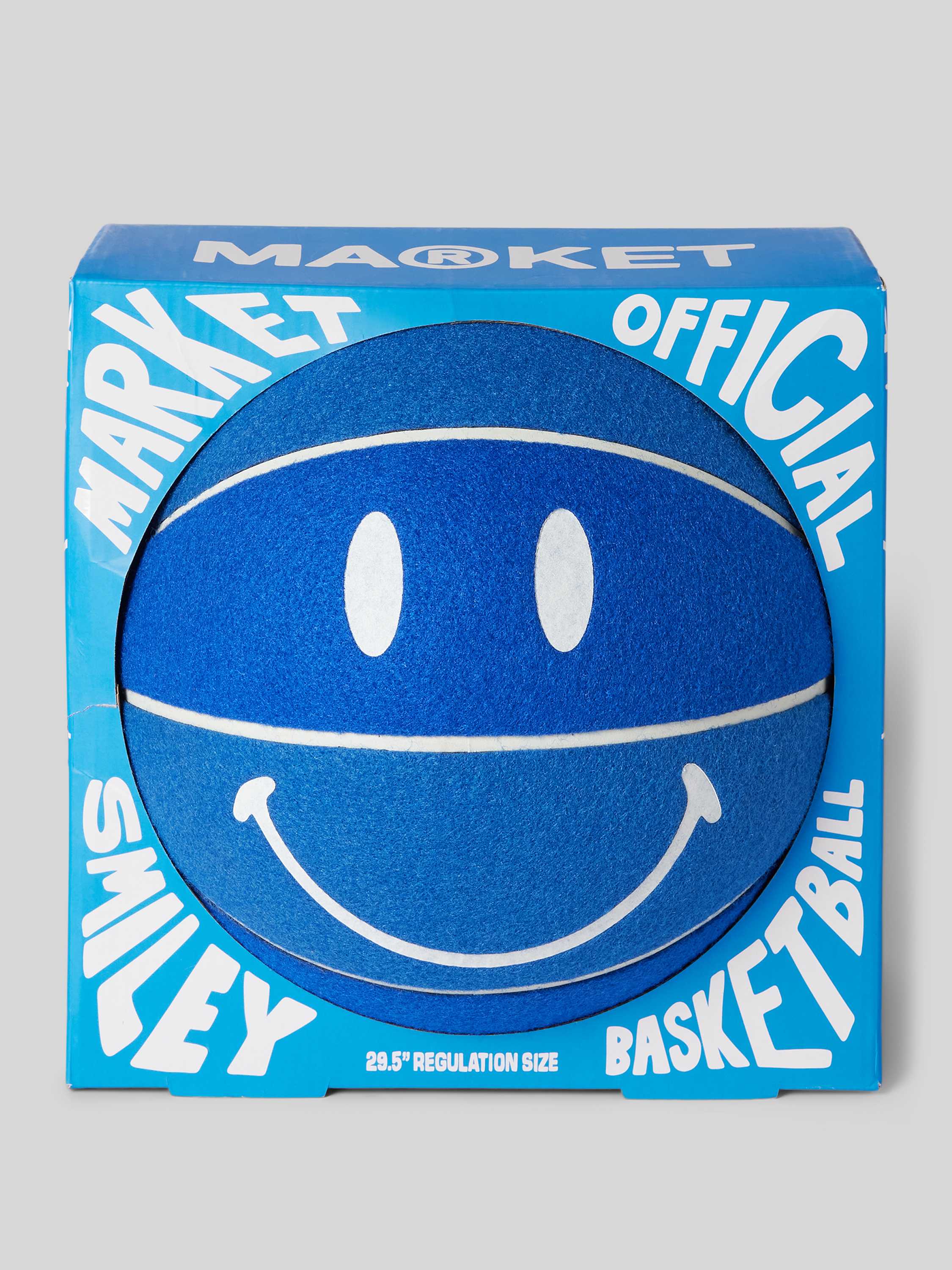 MARKET Basketbal met labelprint model 'SMILEY MADRID'