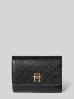 Tommy Hilfiger Portemonnee TH DISTINCT TRIFOLD WALLET MONO dames portemonnee met edel th-logo