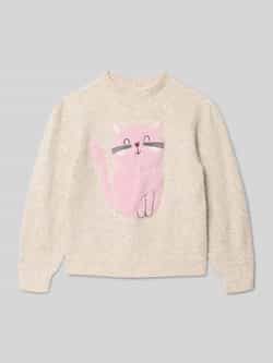S.Oliver RED LABEL Loose fit gebreide pullover met artworkstitching
