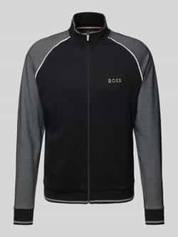 Boss Sweatjack met ritssluiting