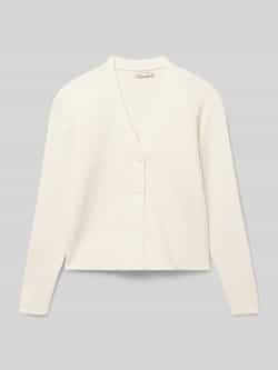 Only Regular fit gebreid jack van viscosemix model 'MANDY'