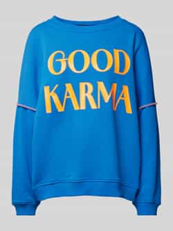 Miss goodlife Oversized sweatshirt met labelprint