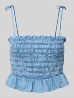 Tommy Jeans Slim fit top van puur katoen
